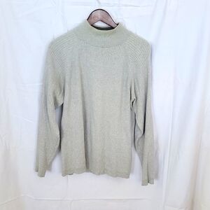 Mens Ribbed Sweater - Cream